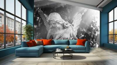 angel in the sunlight (antique statue) Wall mural