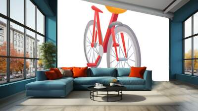 vector icon bicycle Wall mural