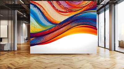 Abstract 3D colorful background – beautiful graphic. Colorful oil painting background in digital art. Dynamic, elegant, luxurious design for invitations, wallpapers Wall mural