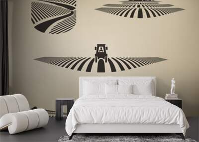 Harvest. Vector format Wall mural