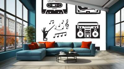 Music. Vector format Wall mural