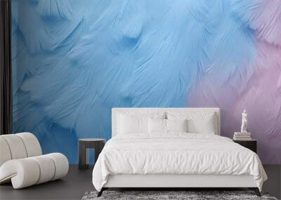 Blur Bird chickens feather texture for background Abstract, soft color of art design. Wall mural