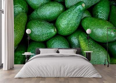 green fresh avocado Wall mural