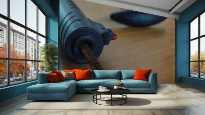 barrel of air rifle and cleaning tool Wall mural