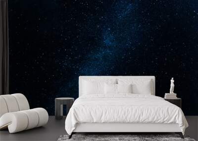 blue space background Wall mural