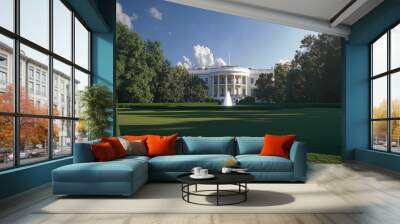 Historical Landmarks in U.S. Presidential Elections Wall mural