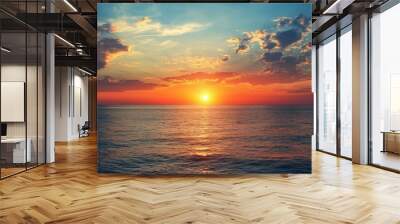 Sea sunset Wall mural