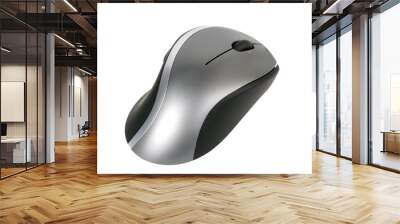 computer mouse isolated on white Wall mural