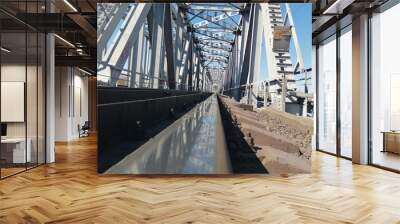 bridge over the river Wall mural