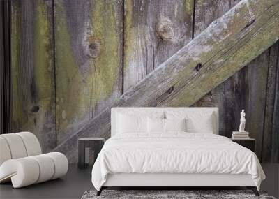 old wooden fence Wall mural