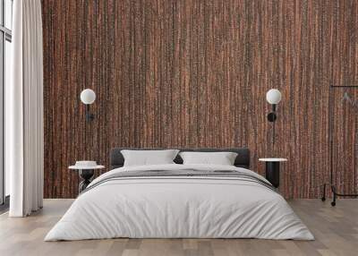 Walnut, natural wood with a vertical pattern close-up. Wall mural