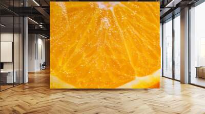 orange fruit close-up macro Wall mural