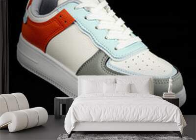 shoes on clean background Wall mural