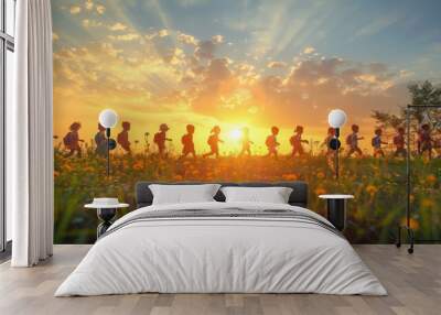 world children day background Wall mural