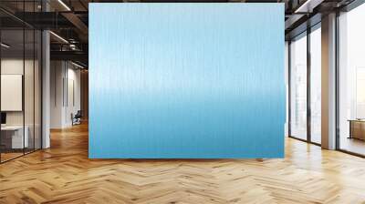 Blue aluminum texture, abstract background, copy space Wall mural