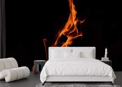 fire in the night Wall mural