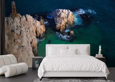 rocks in the black sea balaclava Sevastopol Wall mural