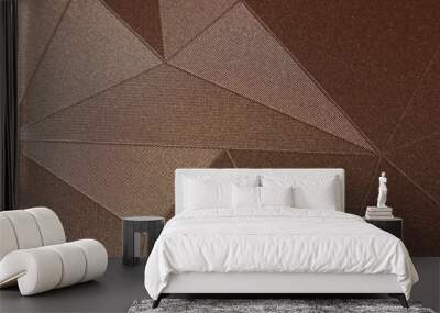 patterns in the style of triangles Wall mural