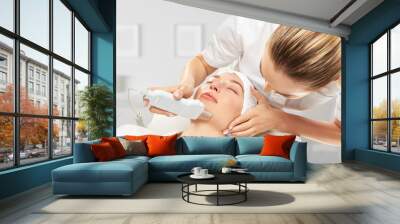 One day in the clinic of aesthetic medicine Wall mural