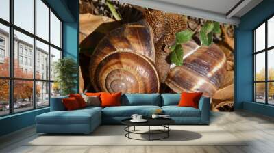 Snails Wall mural