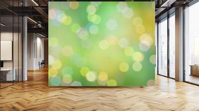 Bokeh effect, abstract background for design Wall mural