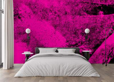 black and pink background, brush texture Wall mural