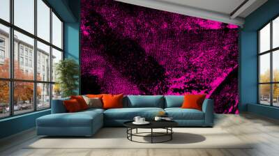 black and pink background, brush texture Wall mural