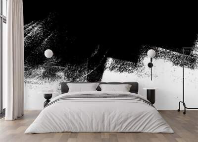 colorful white and black background with paint stains and strokes  Wall mural