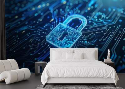 Cybersecurity is a critical component of cyber defense, providing protection at device level from threats, data breaches, and unauthorized access. The integrity of network systems is also governed by Wall mural