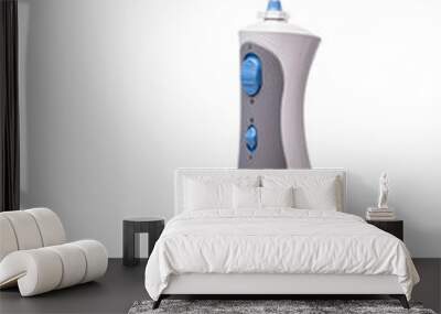 oral irrigator on a white background, close-up, isolated Wall mural