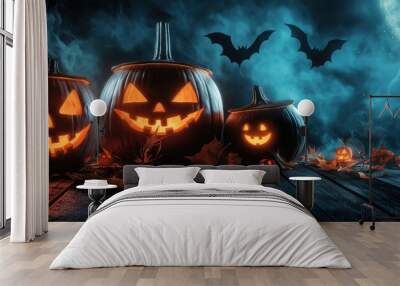 Halloween Jack o lantern Wall mural