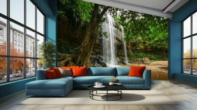 Waterfall in Shimba Hills National Reserve, Kenya Wall mural