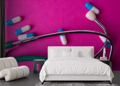 pharmaceutical drug, medicine concept, health business Wall mural