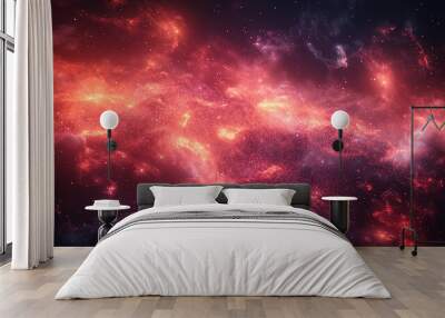 space galaxy background Wall mural