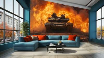 tank, military, war Wall mural