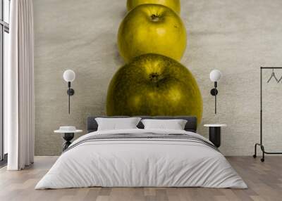 apples gold Wall mural