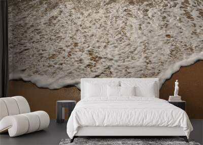 sand and waves Wall mural