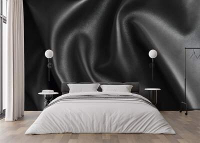 Black leather Wall mural