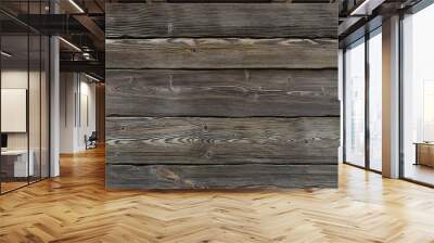 Texture of old wooden boards for background and design Wall mural