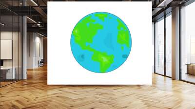 planet earth, planet, space, circle, nature Wall mural