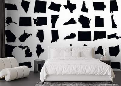 states Wall mural