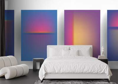 Abstract gradient vector background for business brochure cover design	 Wall mural