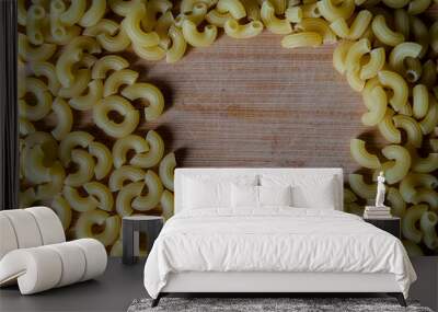 Macaroni is flour products . Wall mural