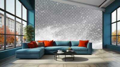 Christmas background. Powder PNG. Magic shining white dust. Fine, shiny dust particles fall off slightly. Fantastic shimmer effect.	
 Wall mural