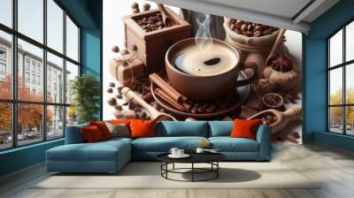 coffee and chocolate Wall mural