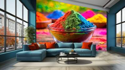 colorful spices Wall mural