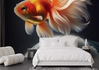 goldfish in water Wall mural