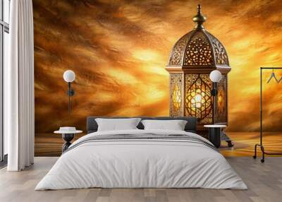 lamp on the wall Wall mural