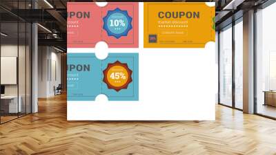 discount coupon Wall mural