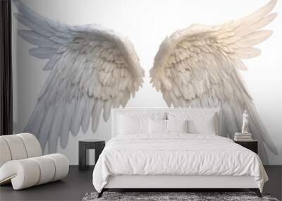 wings isolated on a transparent background Wall mural